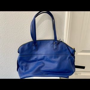 Fossil Leather Domed Satchel